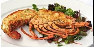 Whole Cooked Rock Lobster