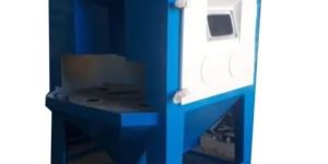 Single Door Shot Blasting Machine