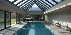 Pool Glass Skylight