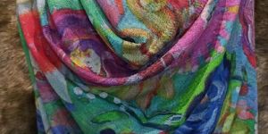 Wool Digital Printed Stole
