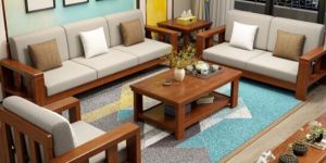 Wooden Sofa Set