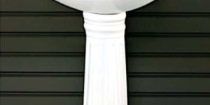 Rajwadi Set Plain Series Pedestal Wash Basin