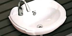 Ranl Wall Mounted Pedestal Wash Basin