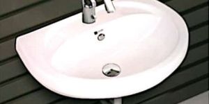 Repose Wall Mounted Pedestal Wash Basin