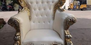 Teak Wood Carved Chair