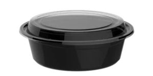 Round Plastic Lid Container