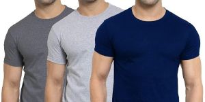 Mens Plain Round Neck T-Shirts