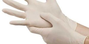 WHITE NITRILE GLOVES
