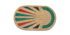 Natural Printed Coir Door Mats -07- CB45x75-04-08