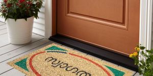 Natural Printed Coir Door Mats -09- CB45x75-04-09