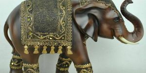 Wooden Elephant Statue
