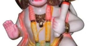 Marble Colored Hanuman Statue