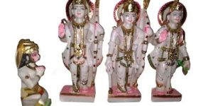 Marble Colored RAM Darbar Statue