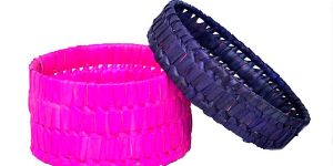 Palm Leaf Round Gift Boxes