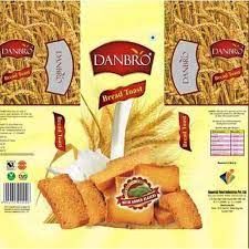 Printed Rusk Packaging Pouches