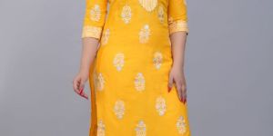Rayon Palazzo Kurti Set