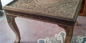 Wooden Engraved Table