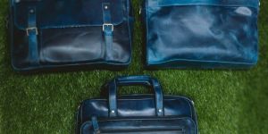 Black Leather Office Bags