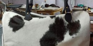 White Leather Travel Bags