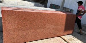 Classic Red Granite Slab
