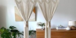 Macrame Door Curtains