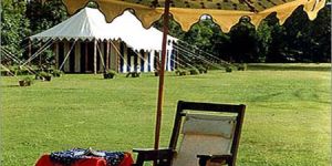 Printed Garden Umbrella