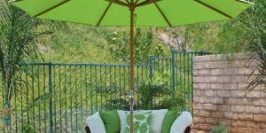 Wooden Center Pole Umbrella