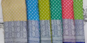 Printed Brocade Fabric