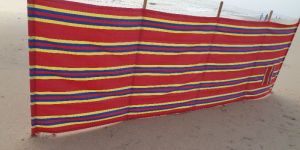 WBK 3 100% Cotton Screen Printed Beach Windbreak