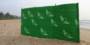 WBK 5 100% Cotton Screen Printed Beach Windbreak