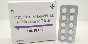 Trihexyphenidyl 1mg + Trifluoperazine Hydrochloride 2.5mg Tablets