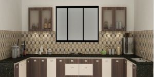 U Shaped Modular Kitchen Services