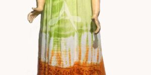 Tie and dye woman maxi dress #2392