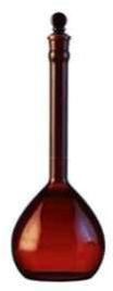 Volumetric Flask Amber CORNSIL