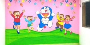Wall Painting Designs for Play School ,Wall Painting for Pre Primary School