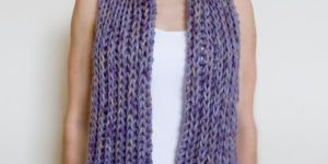 Plain Knitted Scarves