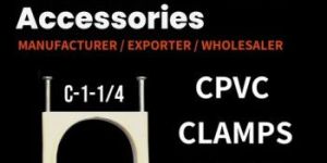 C- 1-1/4 CPVC Double Nail Clamp