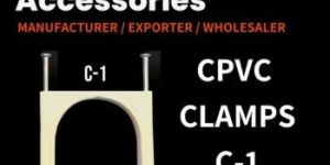 C- 1 CPVC Double Nail Clamp