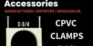 C- 3/4 CPVC Double Nail Clamp