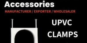 U-3/4 UPVC Double Nail Clamps
