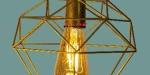 Diamond Shaped Pendant Light