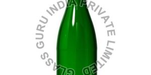 Green Champagne Glass Bottle