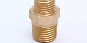 Threaded Brass Male Hexagonal Nipple