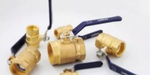 Yellow Finished Brass Ball Valve