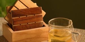 Wooden Tea Coaster
