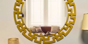 Wooden Wall Mirror