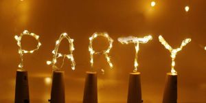 Golden LED Bottle Cork Lights