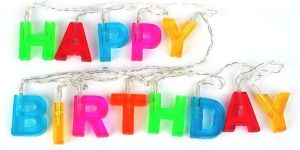 LED Happy Birthday Lights