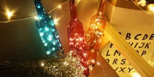 Warm White LED Bottle Cork Lights
