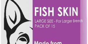 Pack of 15 Fish Skin Dog Chew